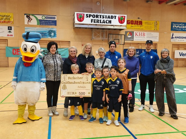 Spende in der Höhe von 500 € für den Fußballnachwuchs!